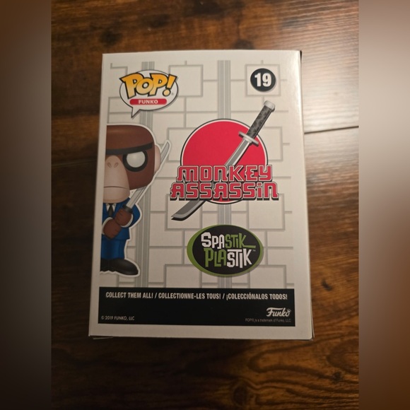 Funko Pop! Vinyl: Spastik Plastik Monkey Assassin - Funko (Exclusive) #19 blood - Picture 3 of 4